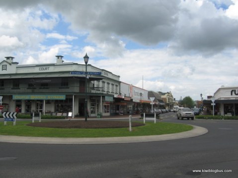 The middle of Cambridge's shopping area
