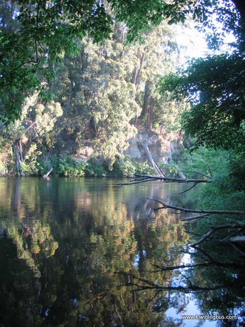 The Waikato River runs through Cambridge