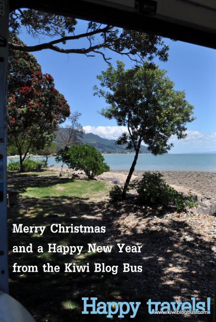 Christmas greetings from the Kiwi Blog Bus