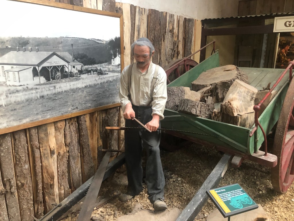 Tawhiti Museum visit by Kiwi Blog Bus